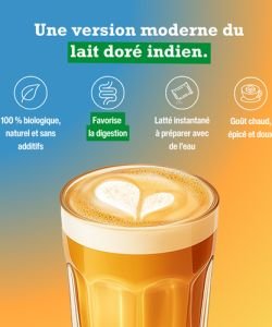 Curcuma latté 6 x 10 g BIO BIO, 60 g